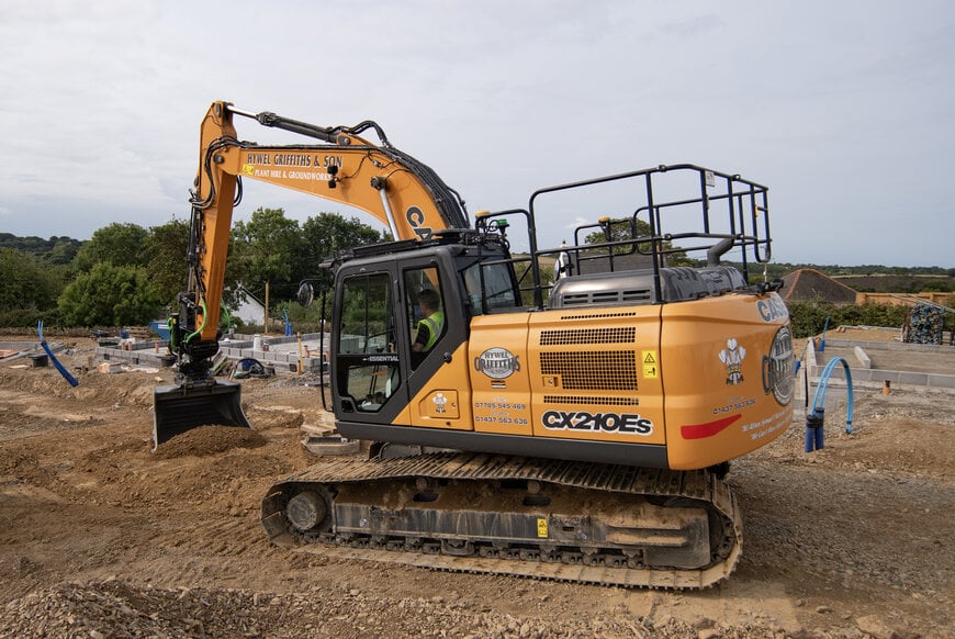 CASE CX210E-S Enhances Efficiency with Custom Excavator Build